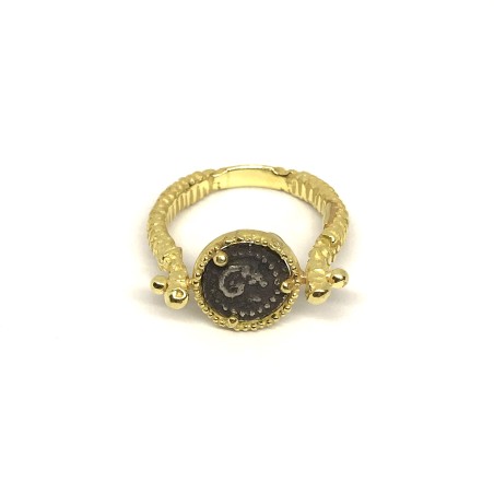 Fabula etrusca 18 kt gold ring