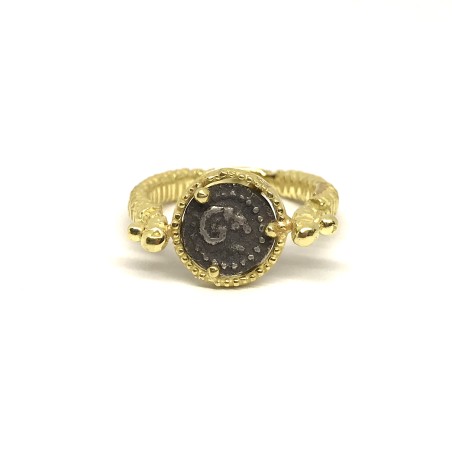 Fabula etrusca anello oro 18 kt
