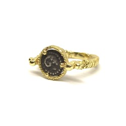 Fabula etrusca anello oro 18 kt