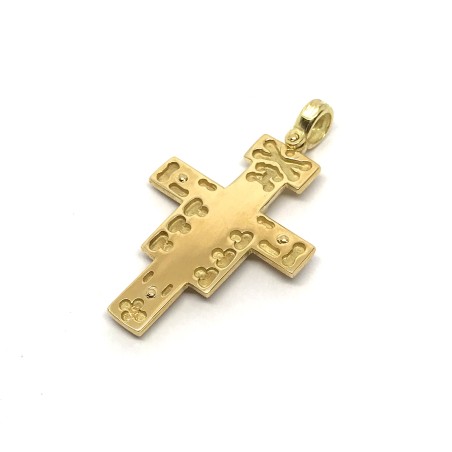 Croce di San Damiano oro 18 kt