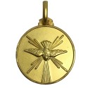 Medaglia Spirito Santo in oro 18 kt