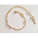 BRACCIALE ROSARIO ORO 18 KT