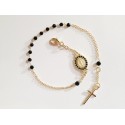 BRACCIALE ROSARIO ORO GIALLO 18 KT