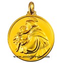 Medaglia di San Antonio di Padova oro 18 kt