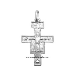 18 kt gold Saint Damian cross