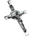 18 kt gold Saint Benedict cross