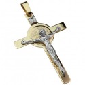 18 kt gold Saint Benedict cross