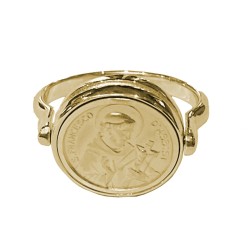 Anello SAN FRANCESCO SANTA CHIARA argento 925