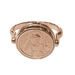 Anello SAN FRANCESCO SANTA CHIARA argento 925