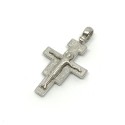 Sterling silver Saint Damian cross